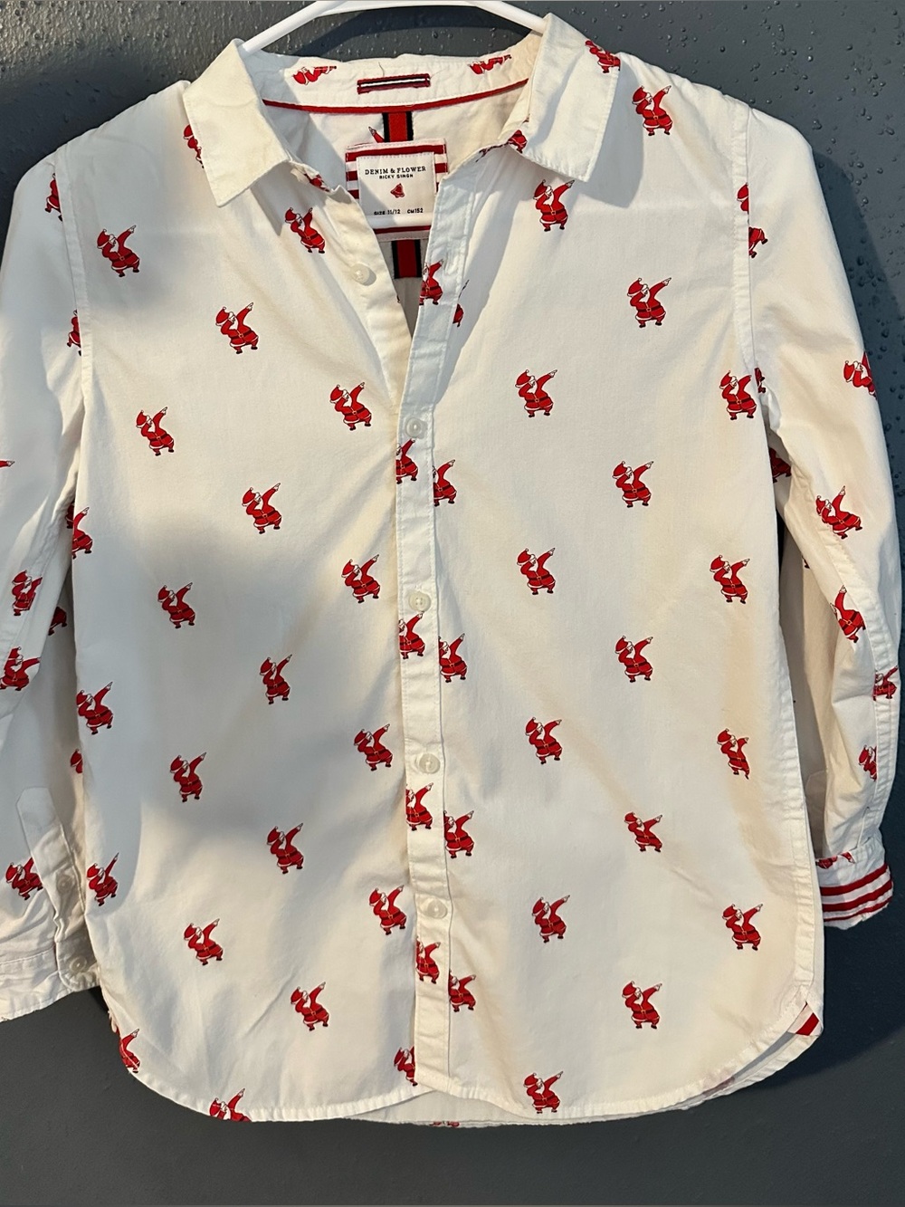 Kids Boys Clothes Bundle-Button-Down shirts Christmas size 9-10  & 11-12